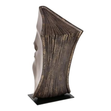 Dekorácia na stôl 29x25x17 cm živica/medená