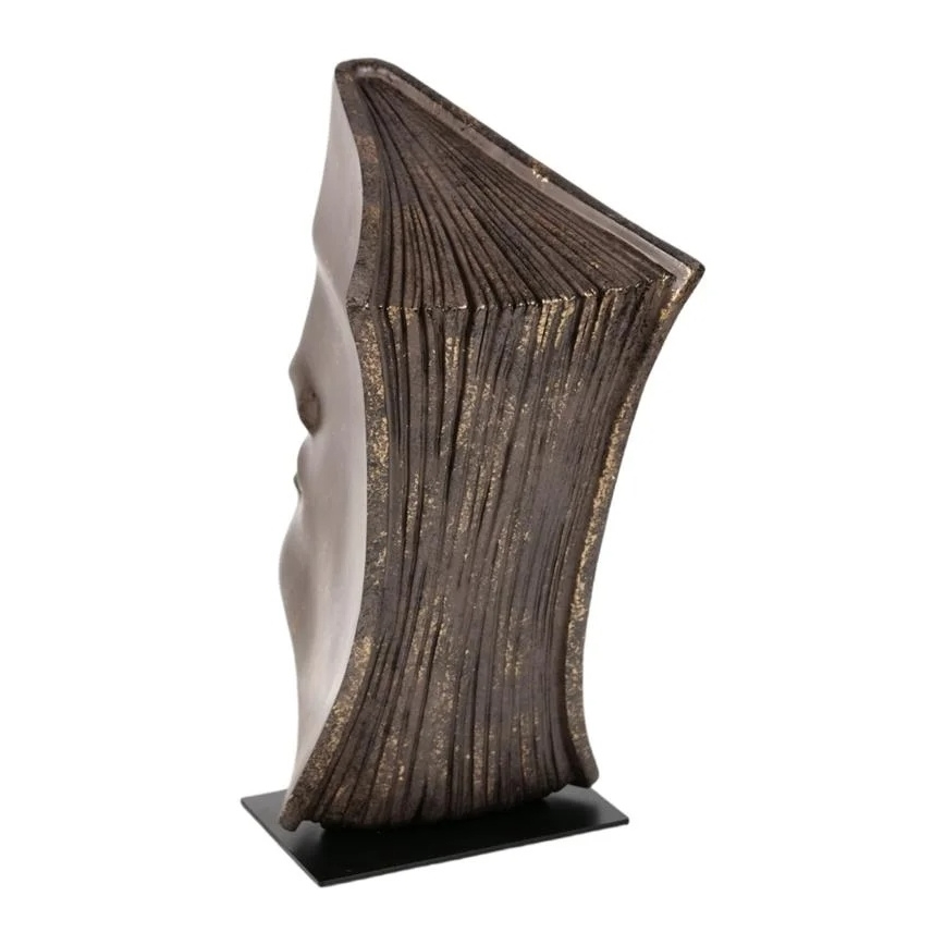 Dekorácia na stôl 29x25x17 cm živica/medená