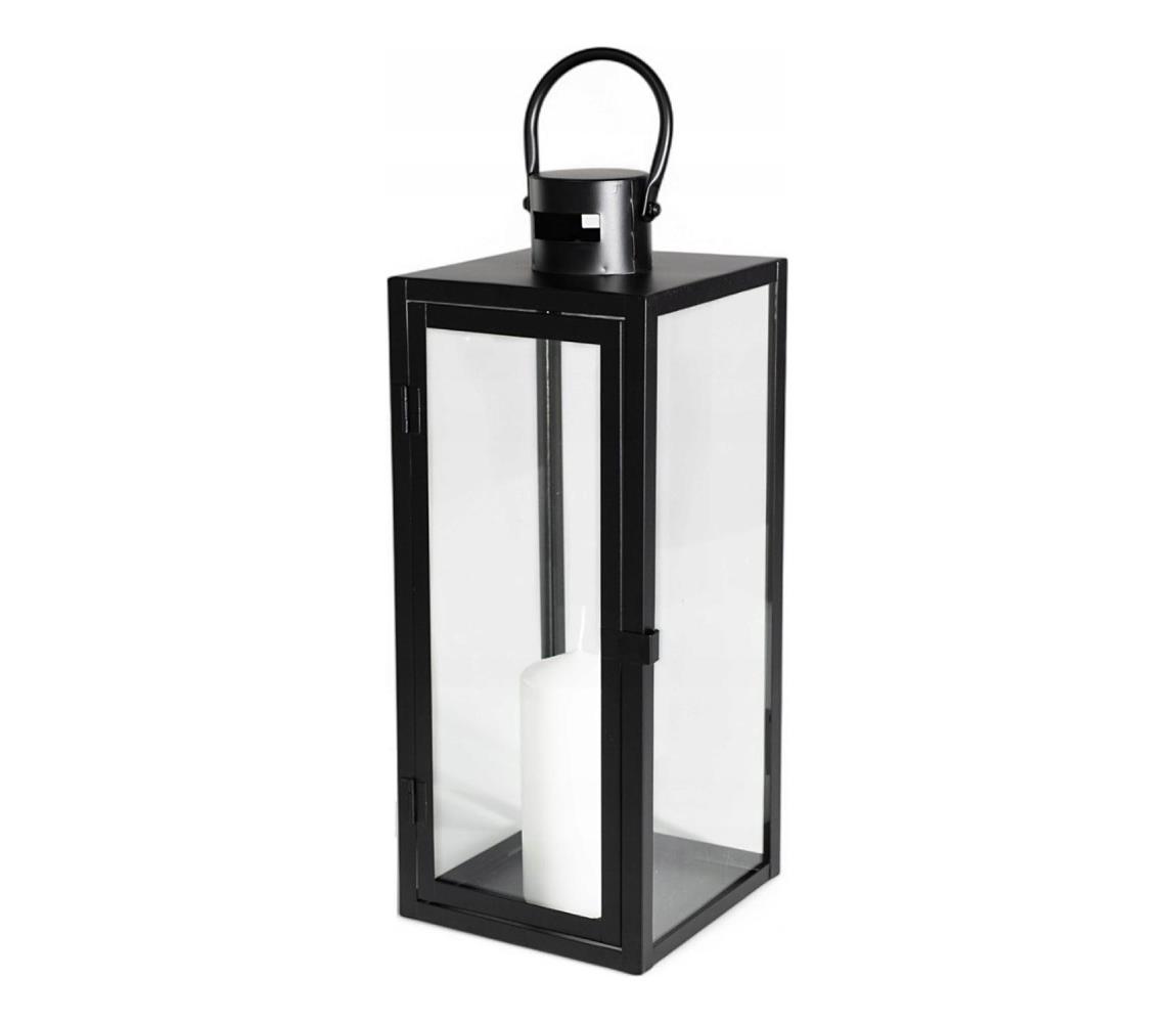 Estilo Home Dekoračná lucerna TOWER 29 cm čierna 5905623253251