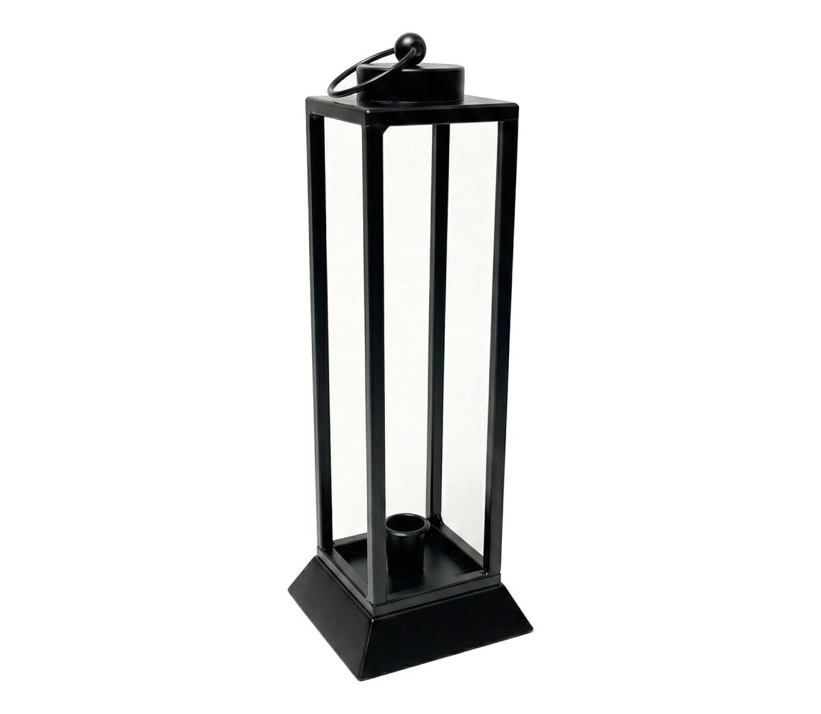 Estilo Home Dekoratívna lucerna HALL 34 cm čierna 5905623254623