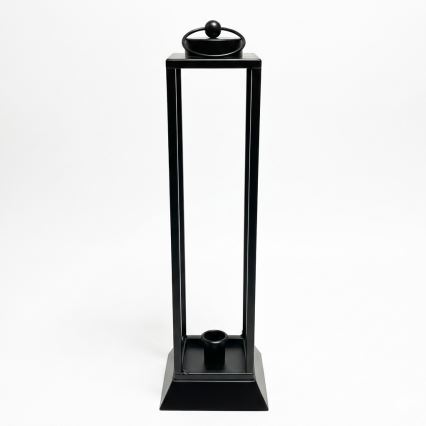 Dekoratívna lucerna HALL 45,5 cm, čierna