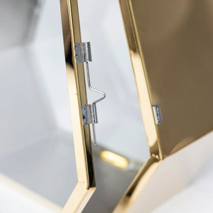 Dekoratívna lucerna TOWER 43 cm zlatá