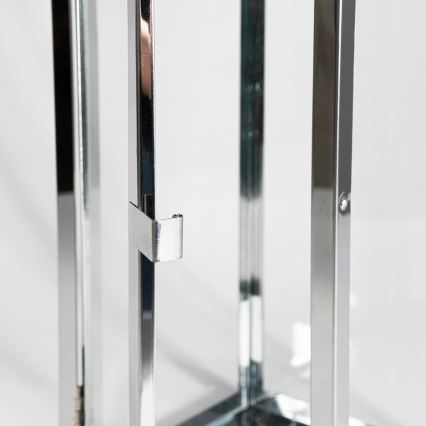 Dekoratívna lucerna TOWER, 63 cm, v lesklom chróme