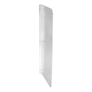 Deliaca stena medzi pisoármi 3x80 cm nerez/strieborná