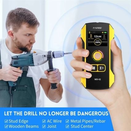 Detektor kovov, napätia a nehomogenít 300 mAh 5V