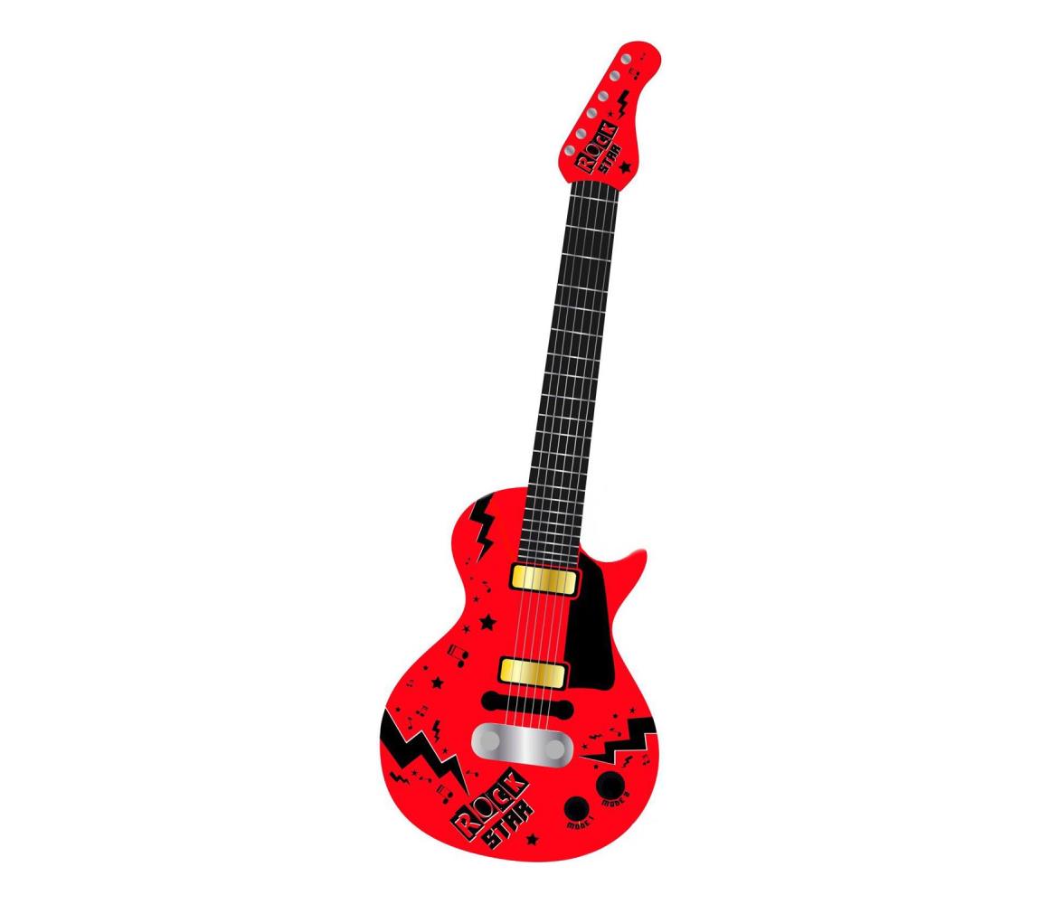 Teddies Detská elektrická gitara ROCK STAR 3xAA 00850971