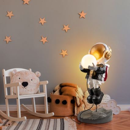 Detská lampička ASTRONAUT 1xE14/40W/230V medená