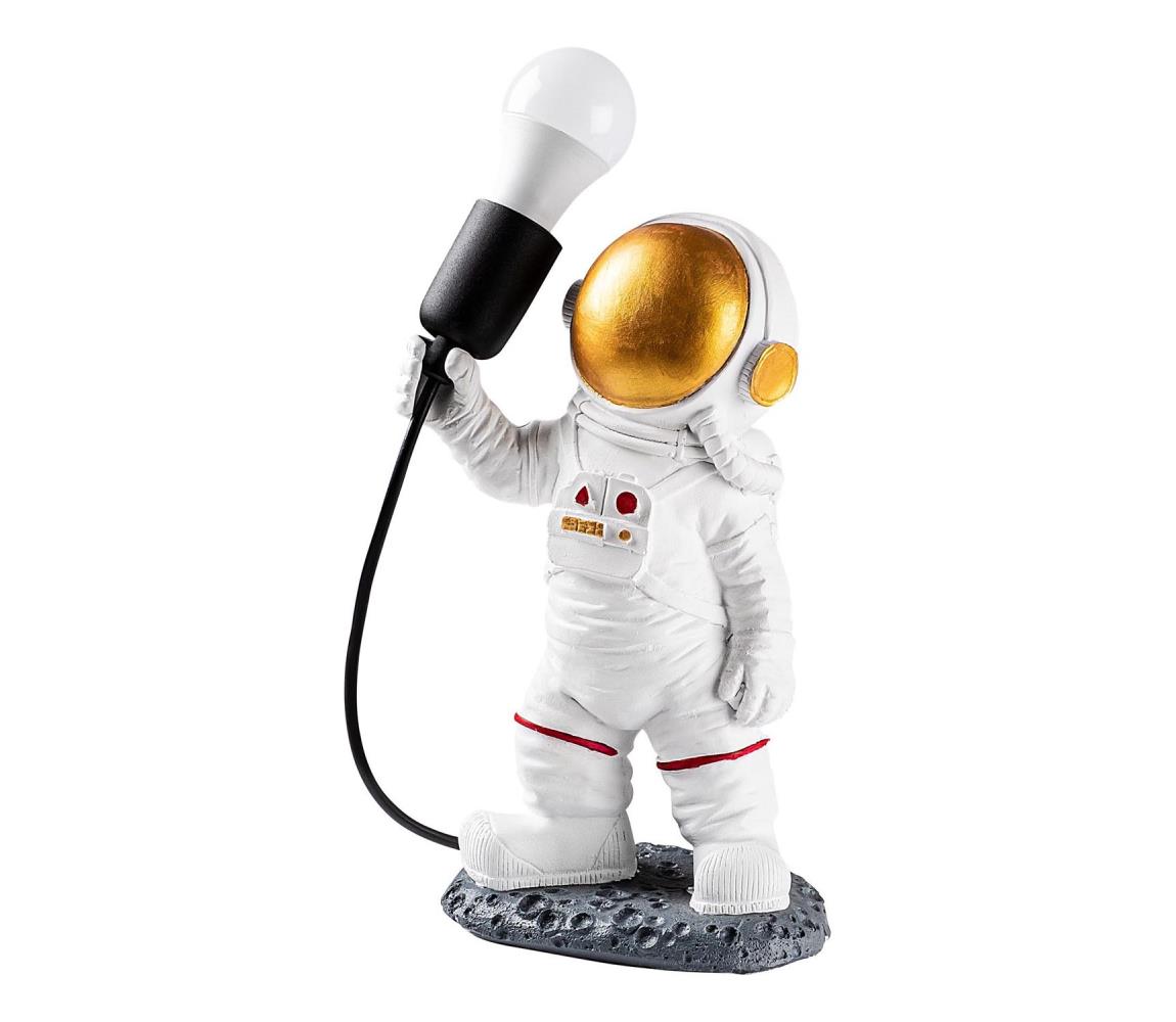 Detská lampička ASTRONAUT 1xE27/40W/230V medená/biela 891TNL3292