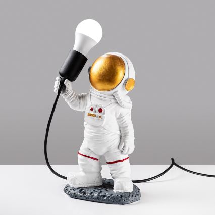 Detská lampička ASTRONAUT 1xE27/40W/230V medená/biela