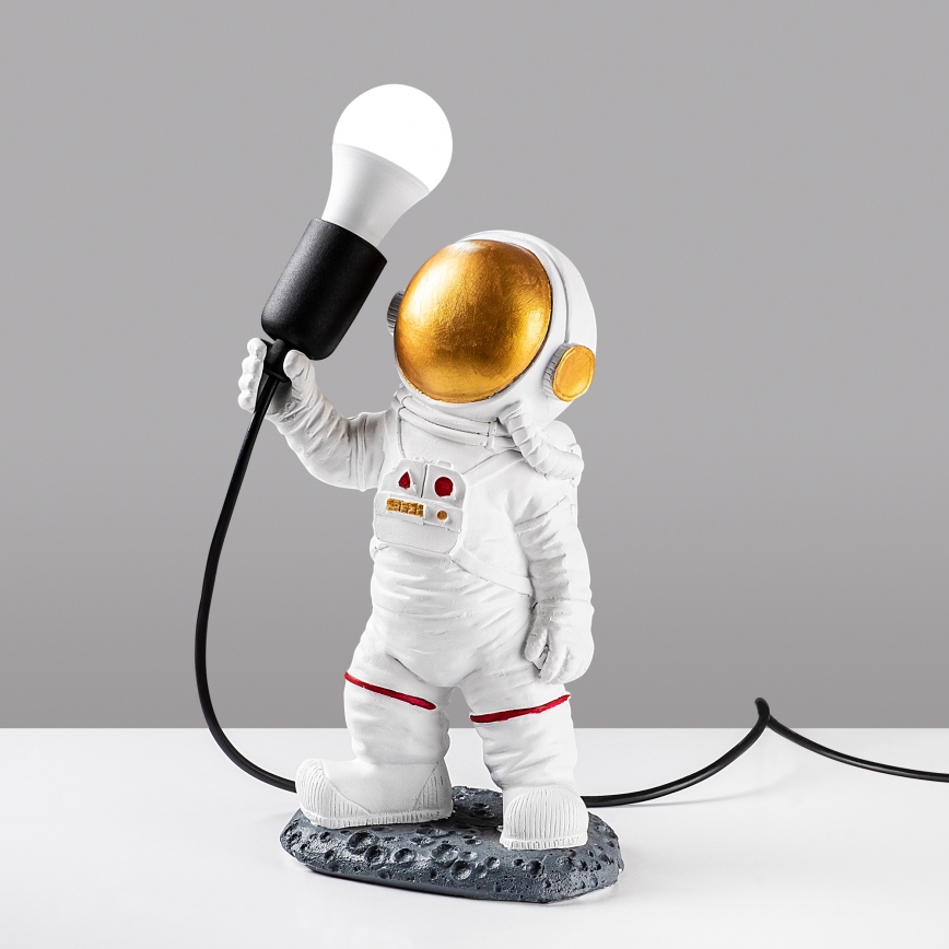 Detská lampička ASTRONAUT 1xE27/40W/230V medená/biela