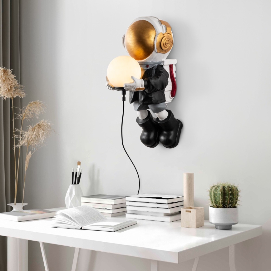 Detská nástenná lampa ASTRONAUT 1xE14/40W/230V, medená