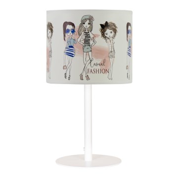 Detská stolná lampa GIRLS VIBES 1xE27/60W/230V pr. 18 cm pre dievčatá