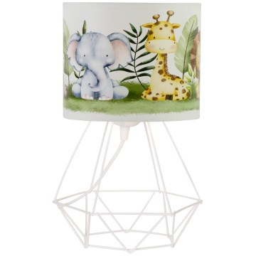 Detská stolná lampa KIDS ROOM 1xE27/60W/230V pr. 18 cm džungľa