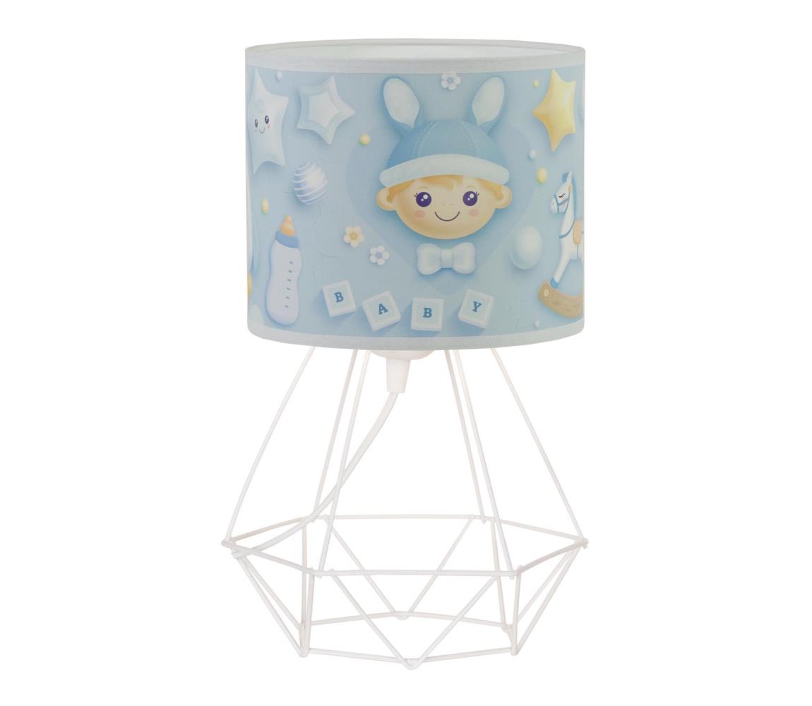 Detská stolná lampa KIDS ROOM 1xE27/60W/230V pr. 18 cm kozmonaut H0956
