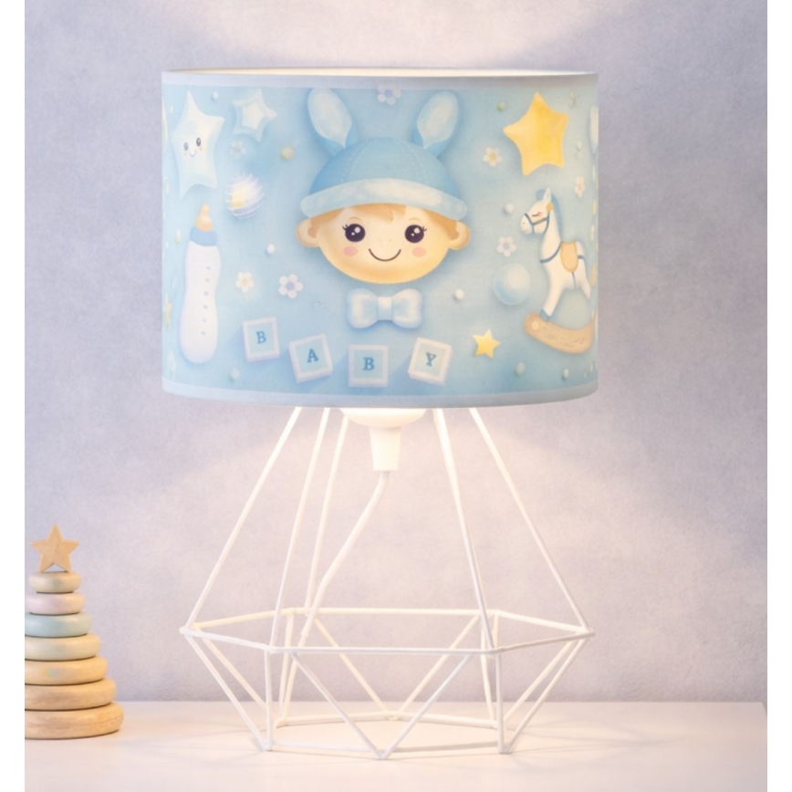 Detská stolná lampa KIDS ROOM 1xE27/60W/230V pr. 18 cm kozmonaut