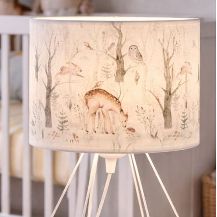 Detská stolná lampa KIDS ROOM 1xE27/60W/230V pr. 18 cm zvieratká