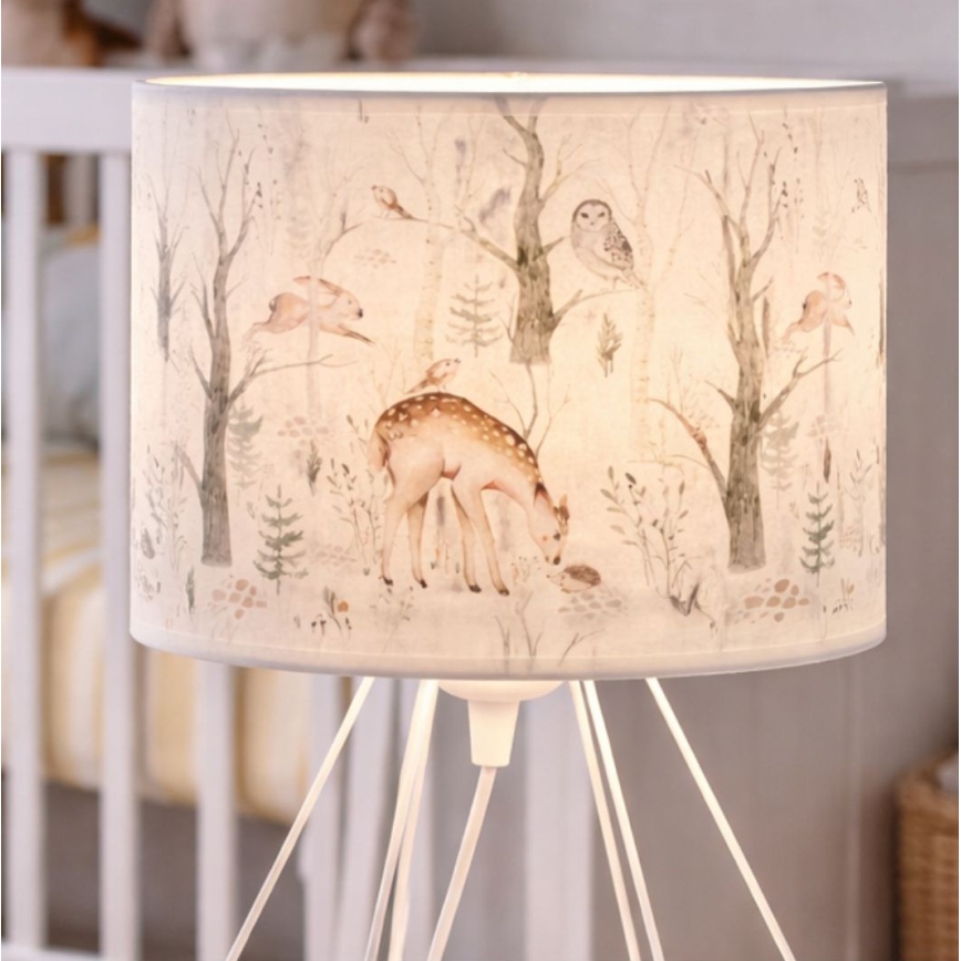 Detská stolná lampa KIDS ROOM 1xE27/60W/230V pr. 18 cm zvieratká