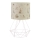 Detská stolná lampa KIDS ROOM 1xE27/60W/230V, priemer 18 cm, motív zvieratiek