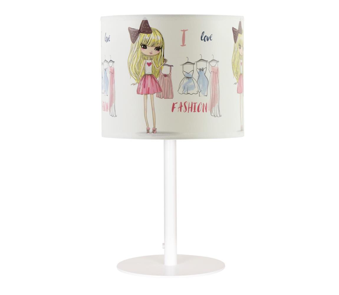 Detská stolová lampa GIRLS VIBES 1xE27/60W/230V pr. 18 cm Milujem módu H0980