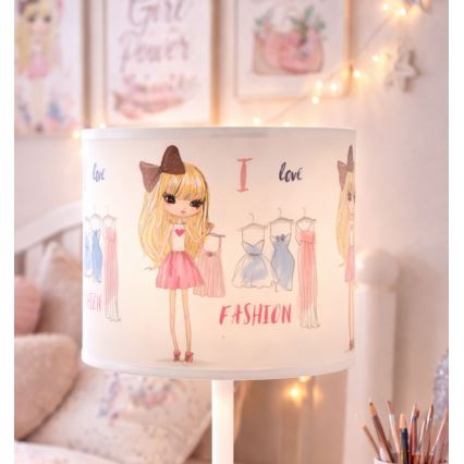 Detská stolová lampa GIRLS VIBES 1xE27/60W/230V pr. 18 cm Milujem módu