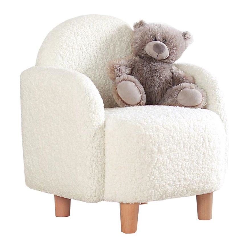 Detské kreslo DORY biele