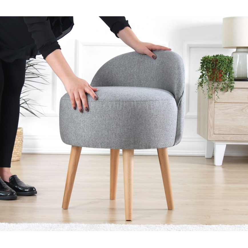Detské kreslo NIKI pr. 46 cm šedé