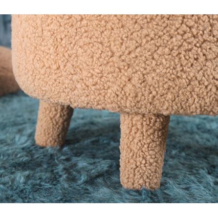 Detské kreslo PIXI pr. 46 cm hnedé