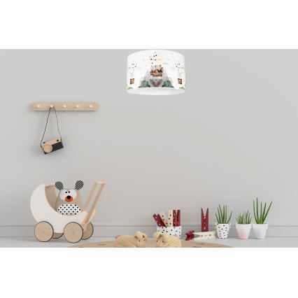 Detské stropné svietidlo BEARS 1xE27/60W/230V
