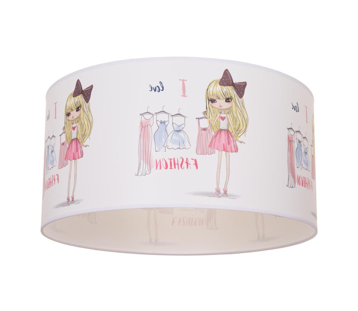 Detské stropné svietidlo GIRLS VIBES 1xE27/60W/230V priemer 40 cm Milujem módu H0979