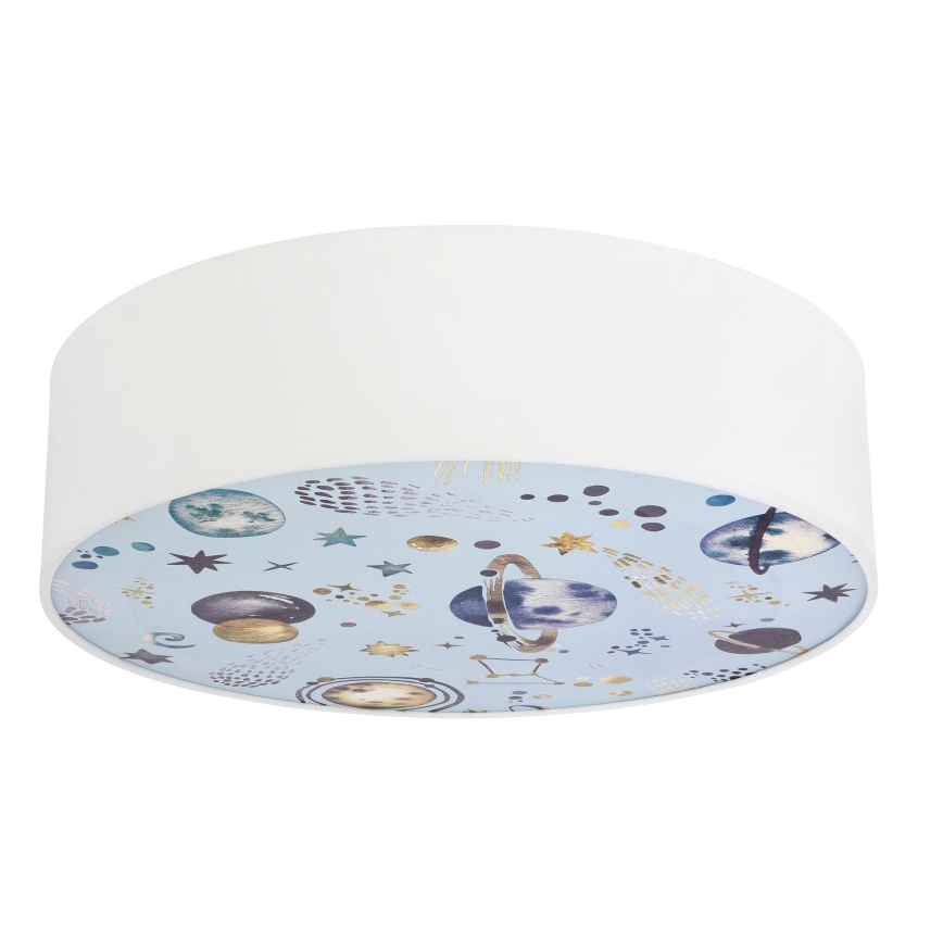 Detské stropné svietidlo KIDDY 2xE27/40W/230V biela/modrá