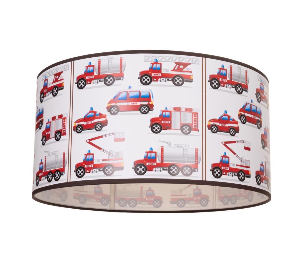 Detské stropné svietidlo KIDS ROOM 1xE27/60W/230V pr. 40 cm hasiči H0970
