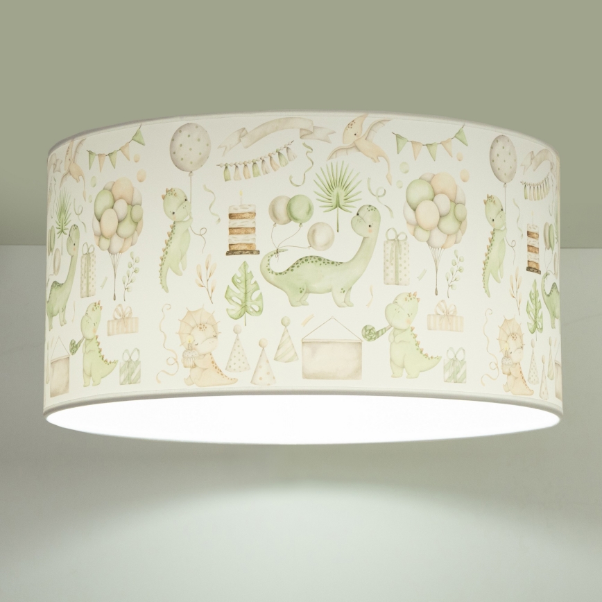 Detské stropné svietidlo KIDS ROOM 1xE27/60W/230V priemer 40 cm dinosaurus