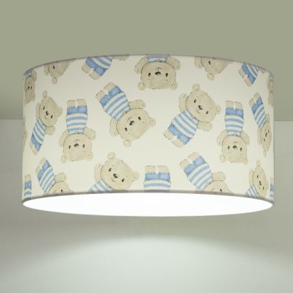 Detské stropné svietidlo KIDS ROOM 1xE27/60W/230V priemer 40 cm medvedík
