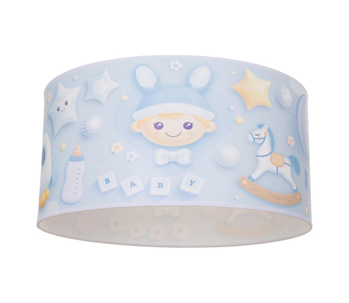 Detské stropné svietidlo KIDS ROOM 1xE27/60W/230V, priemer 40 cm, motív kozmonauta H0955