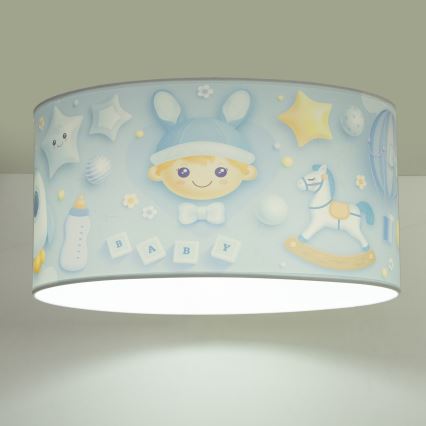 Detské stropné svietidlo KIDS ROOM 1xE27/60W/230V, priemer 40 cm, motív kozmonauta