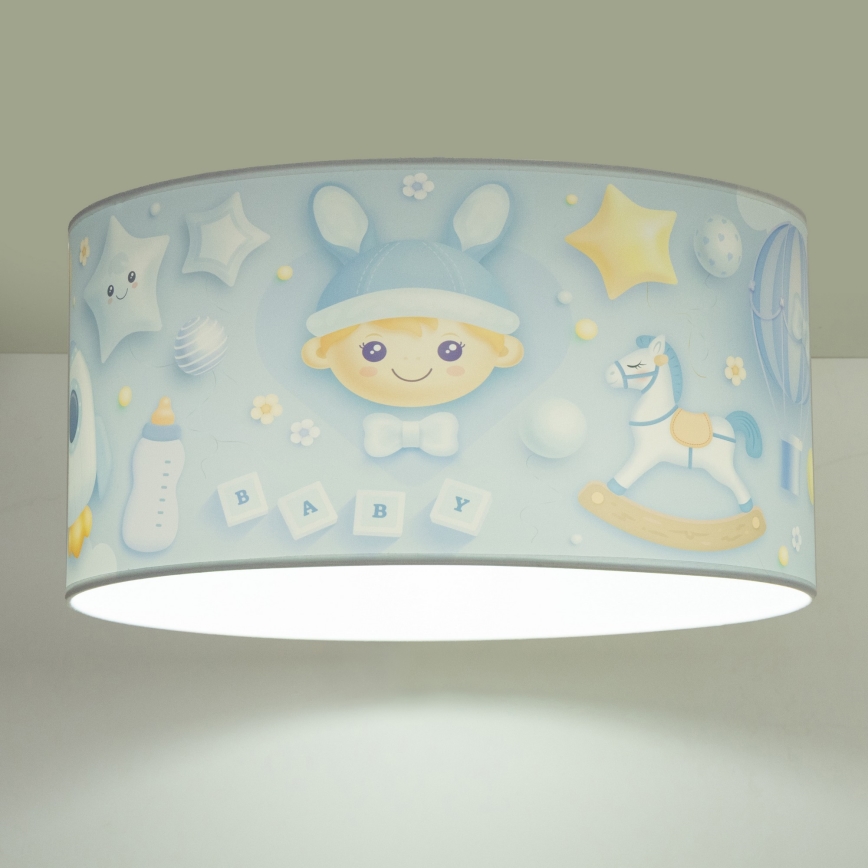 Detské stropné svietidlo KIDS ROOM 1xE27/60W/230V, priemer 40 cm, motív kozmonauta