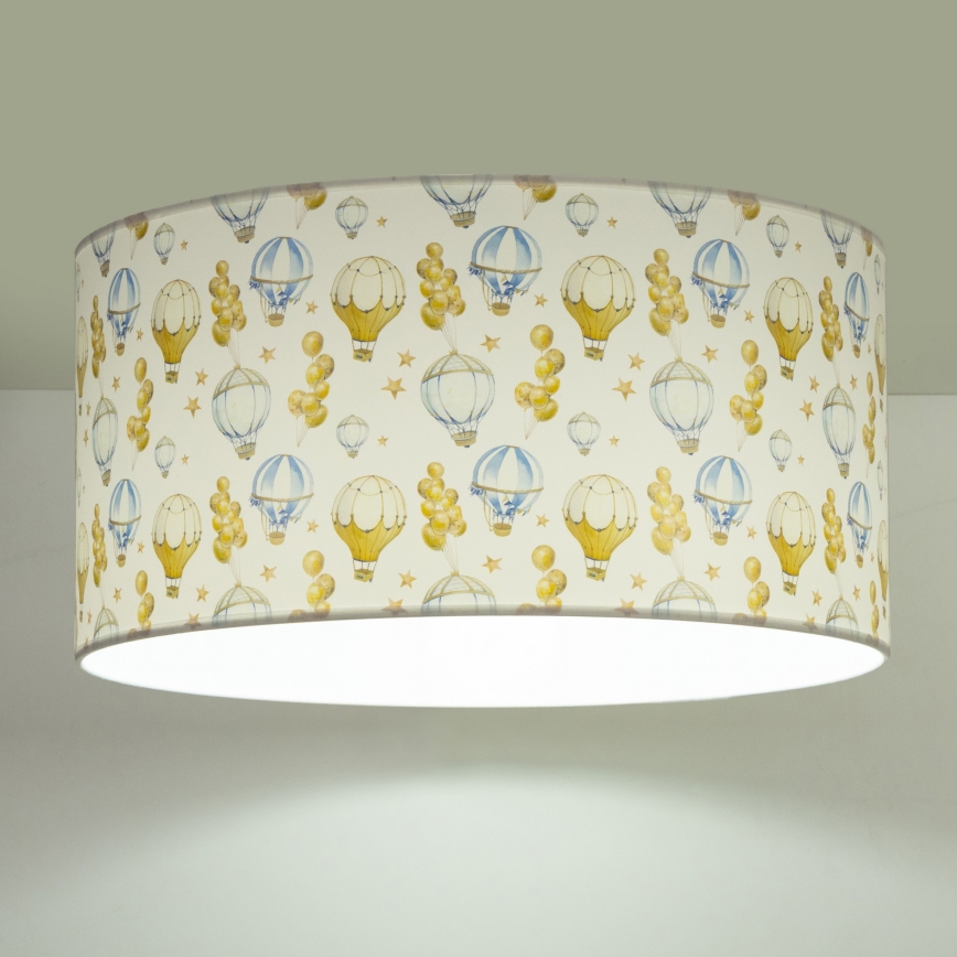Detské stropné svietidlo KIDS ROOM 1xE27/60W/230V, priemer 40 cm, s motívom balónikov
