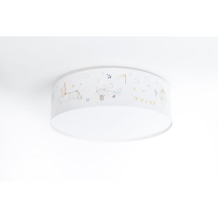 Detské stropné svietidlo SWEET DREAMS 2xE27/60W/230V pr. 40 cm