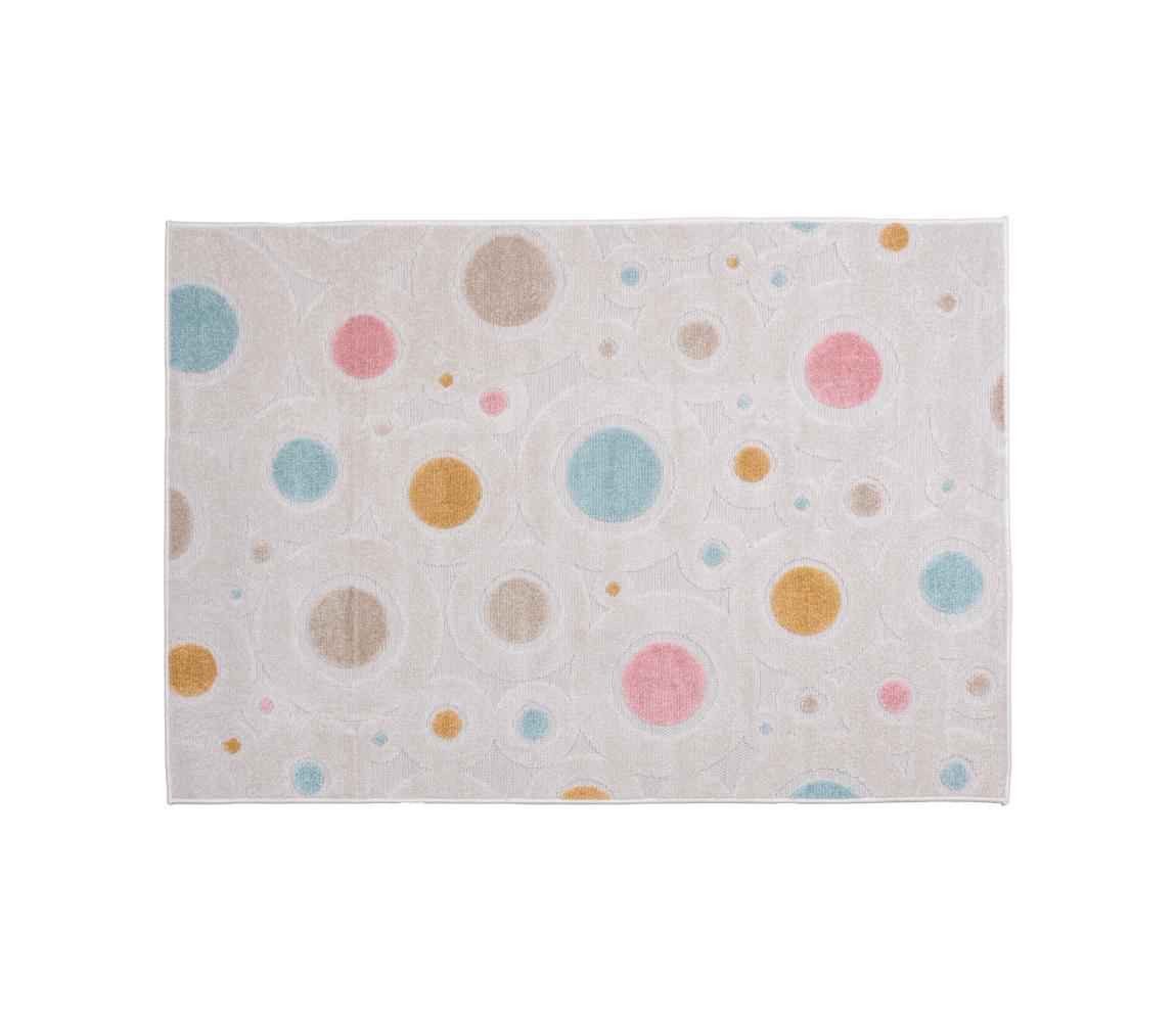 Multidecor Detský koberec PIAR 120x170 cm pestrofarebný/bodky 508553