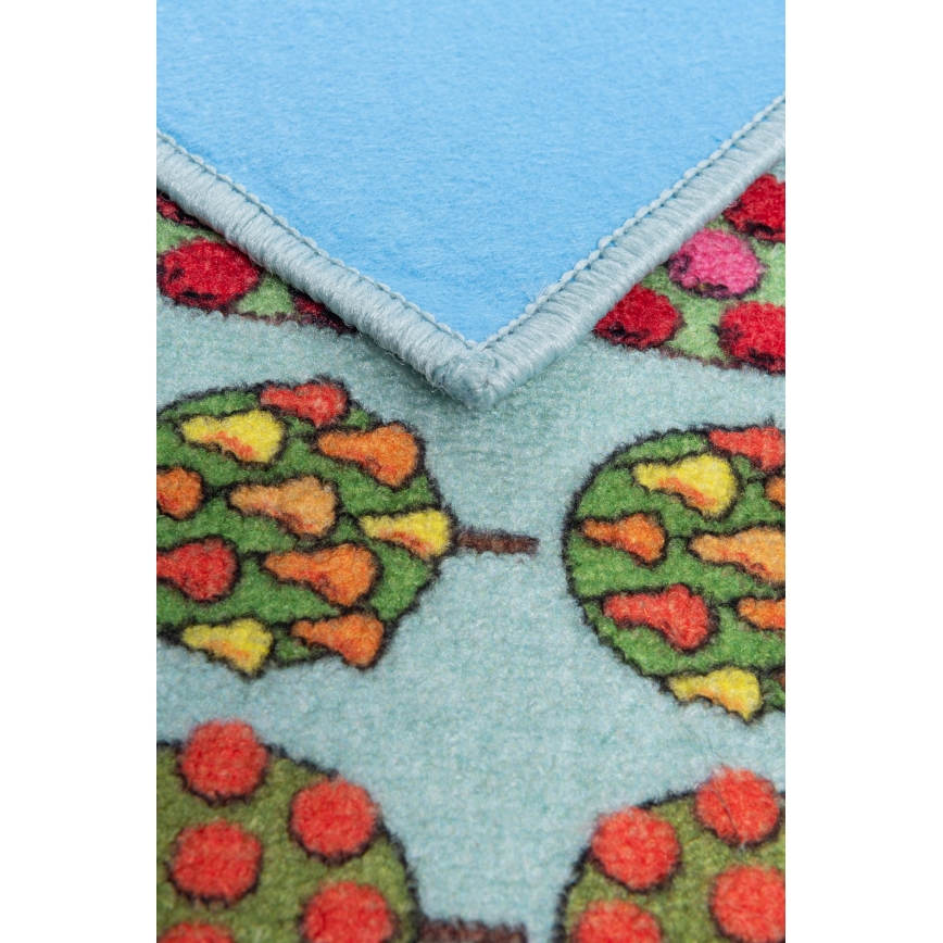 Detský koberec STELLA STREETS 100x150 cm tyrkysový/mesto