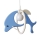Detský luster delfín