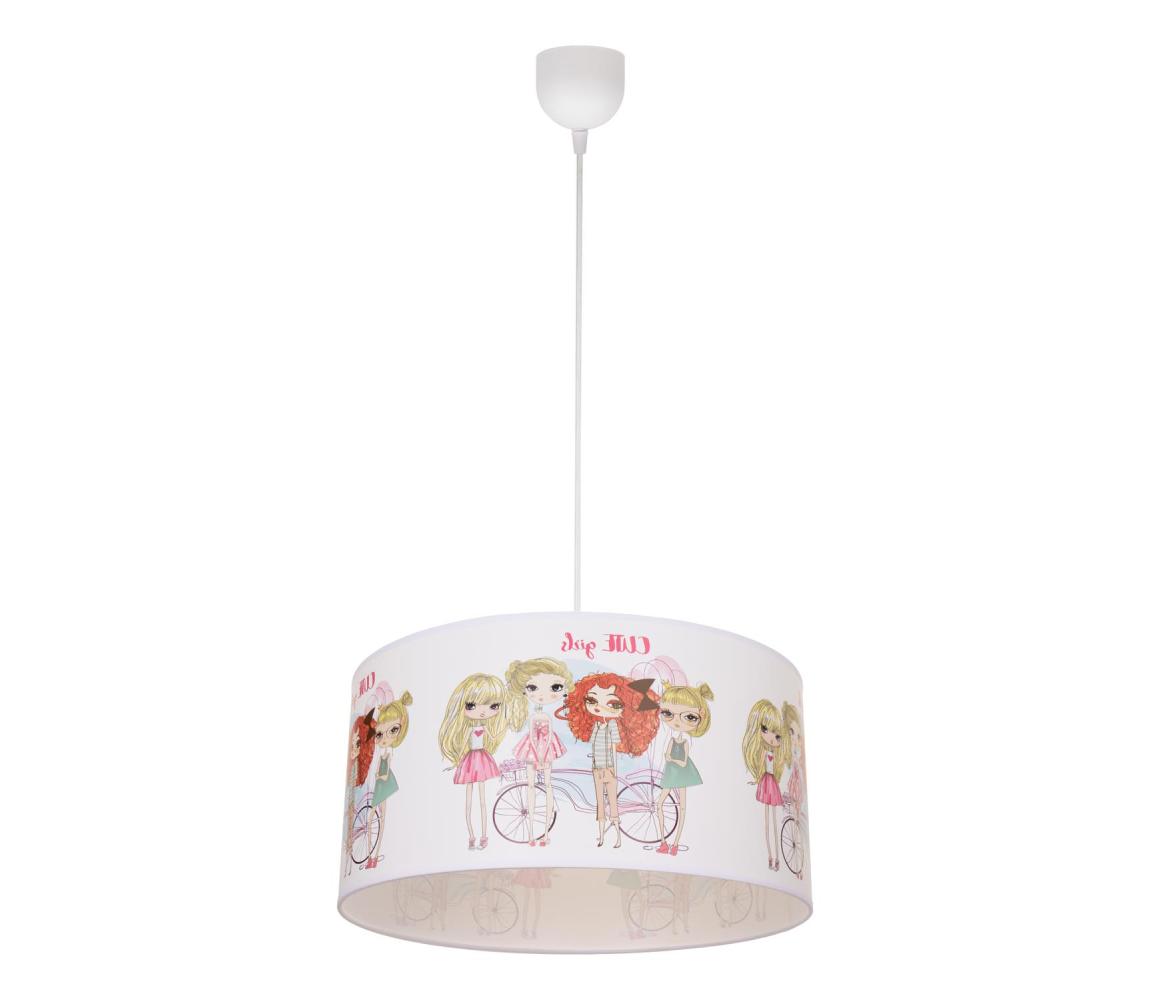 Detský luster GIRLS VIBES 1xE27/60W/230V pr. 40 cm pre dievčatá H0981