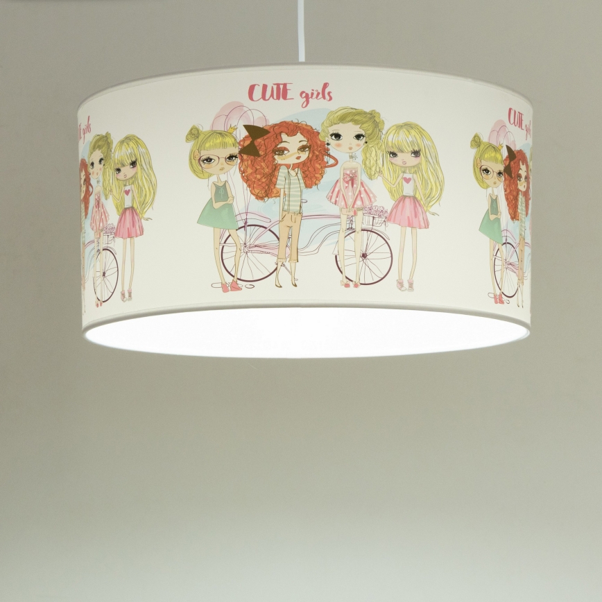 Detský luster GIRLS VIBES 1xE27/60W/230V pr. 40 cm pre dievčatá