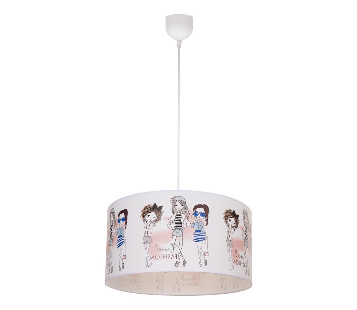 Detský luster GIRLS VIBES 1xE27/60W/230V pr. 40 cm pre dievčatá H0987