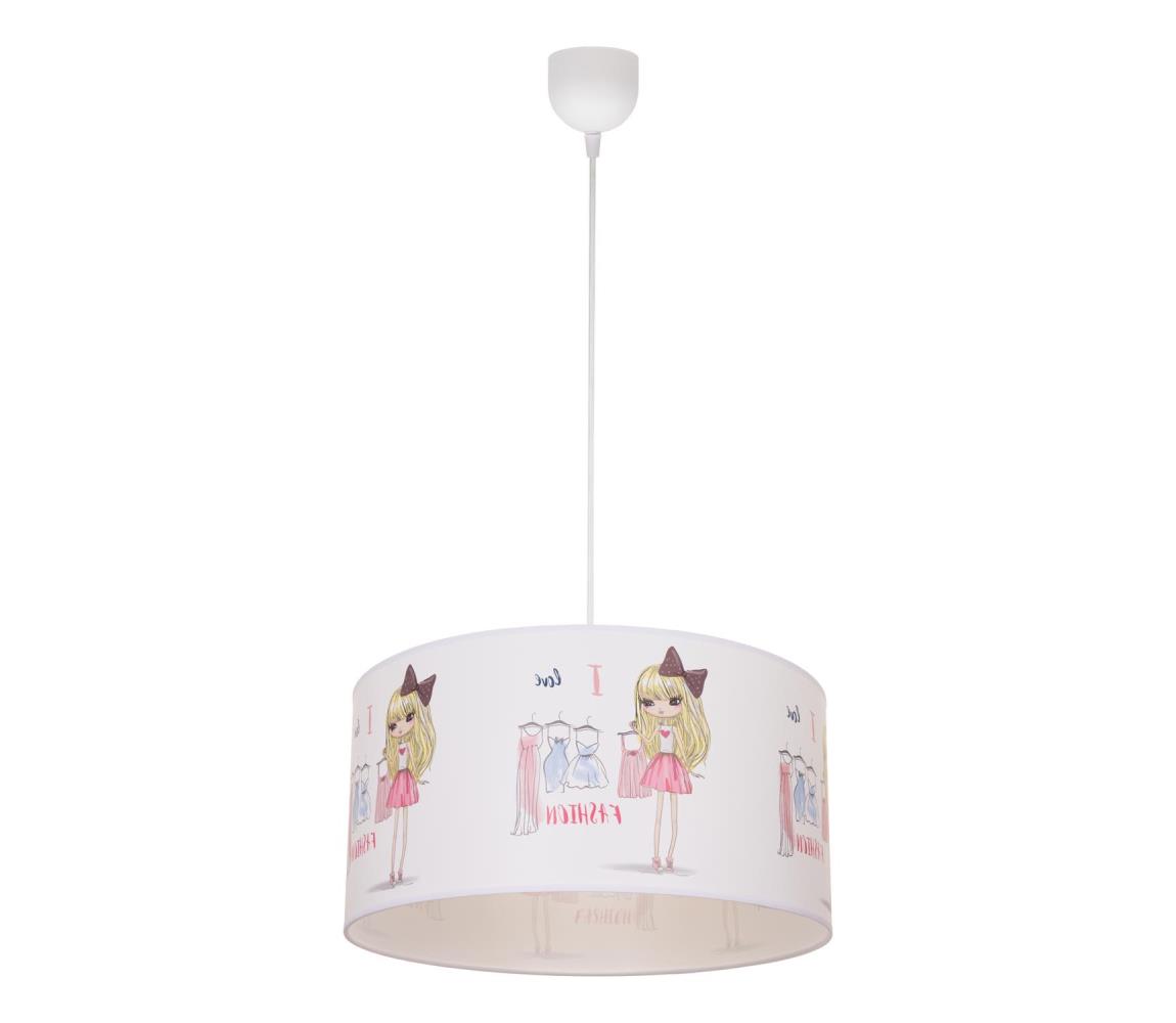 Detský luster GIRLS VIBES 1xE27/60W/230V priemer 40 cm Milujem módu H0978