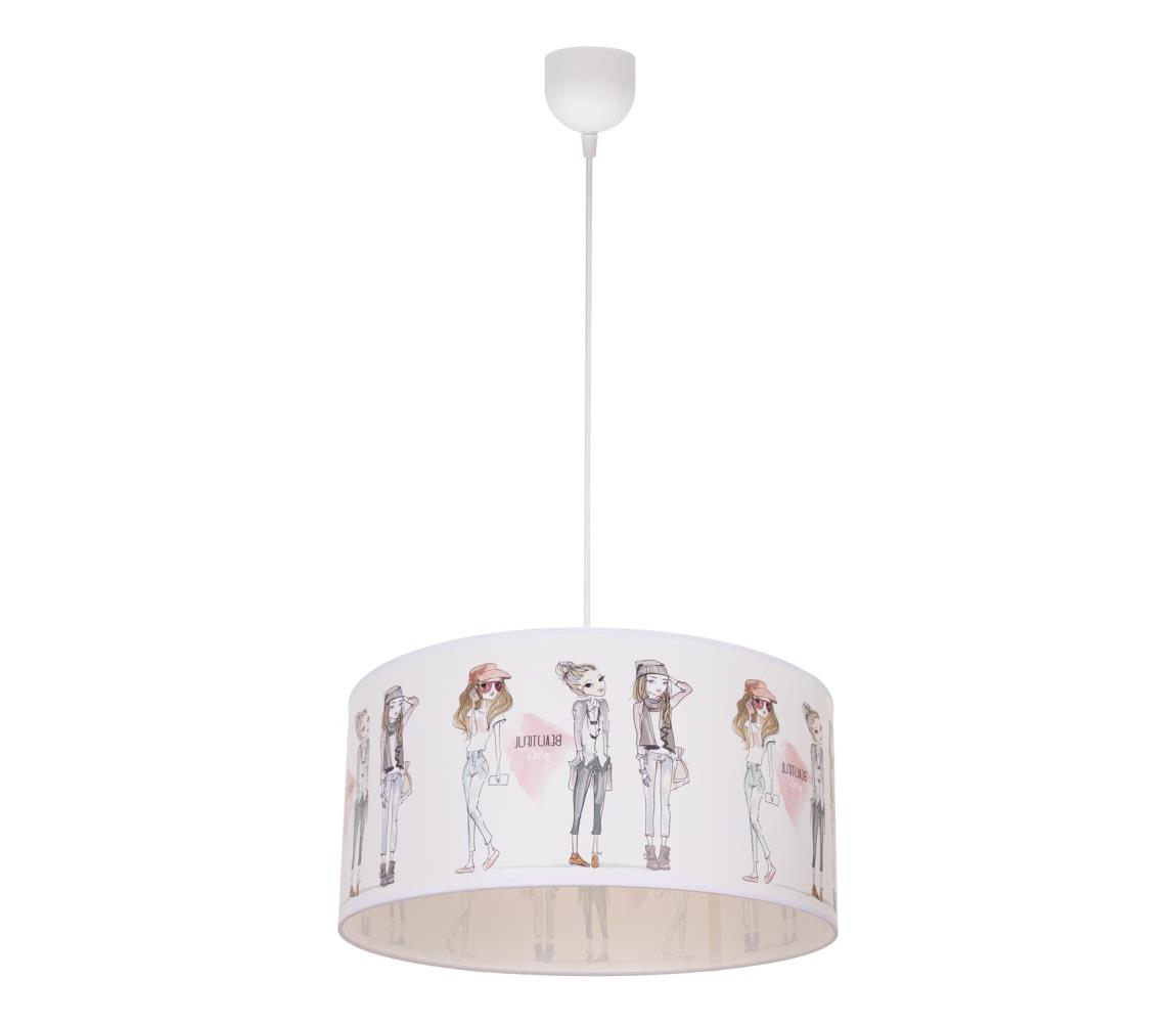 Detský luster GIRLS VIBES 1xE27/60W/230V priemer 40 cm pre dievčatá H0990