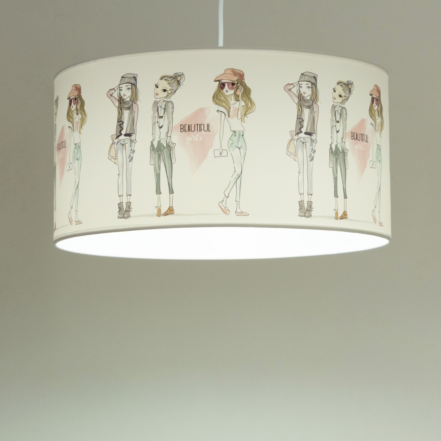 Detský luster GIRLS VIBES 1xE27/60W/230V priemer 40 cm pre dievčatá