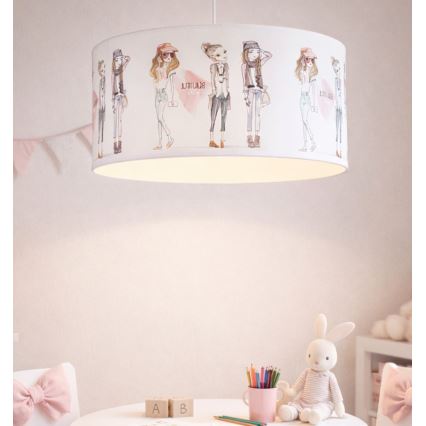 Detský luster GIRLS VIBES 1xE27/60W/230V priemer 40 cm pre dievčatá