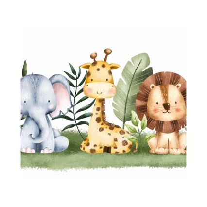 Detský luster KIDS ROOM 1xE27/60W/230V pr. 40 cm džungľa