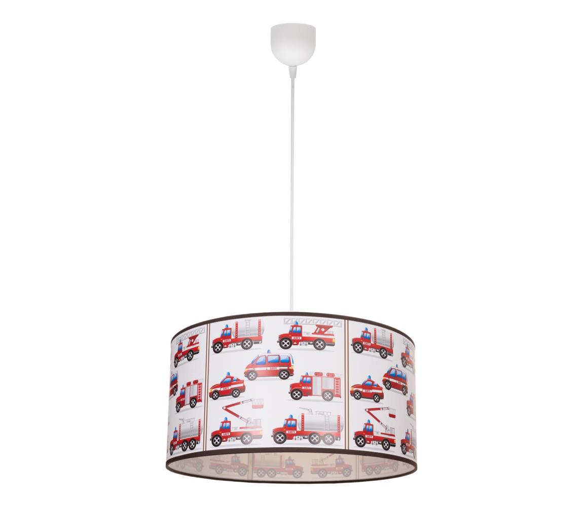 Detský luster KIDS ROOM 1xE27/60W/230V pr. 40 cm hasiči H0969